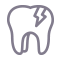 broken tooth icon