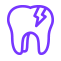 broken tooth icon