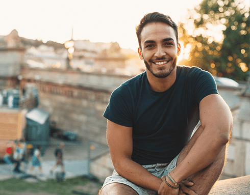 smiling young man