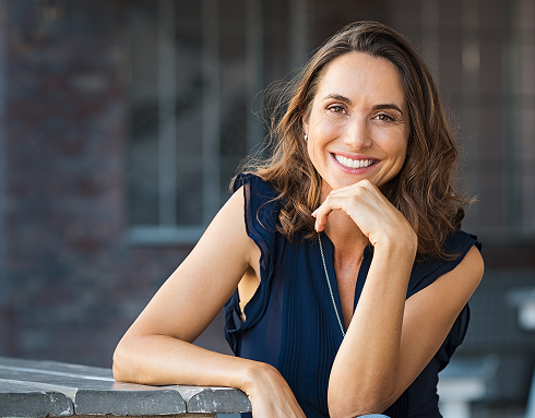 smiling woman